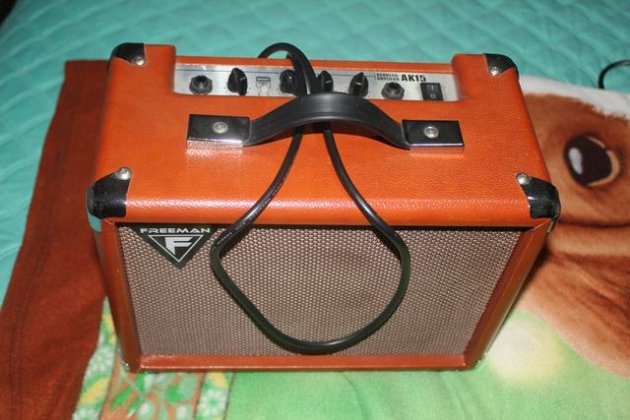 Amplificador de guitarra Freeman AK15 - 15W Acústico - Audiomusica